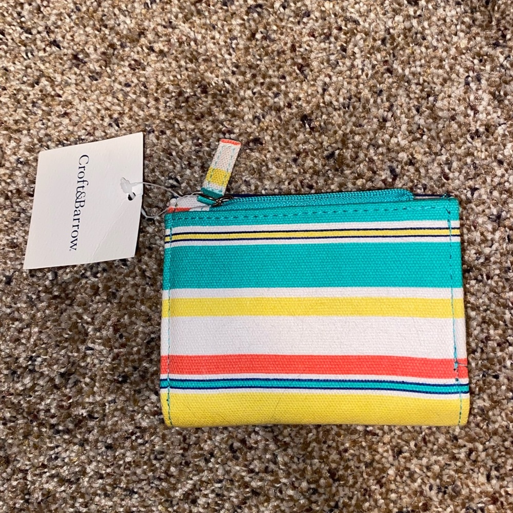 NWT Croft&Barrow striped Wallet - Picture 2 of 5